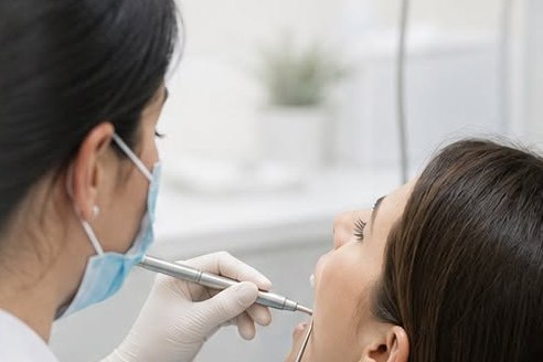 Unidad dental moderna en el consultorio